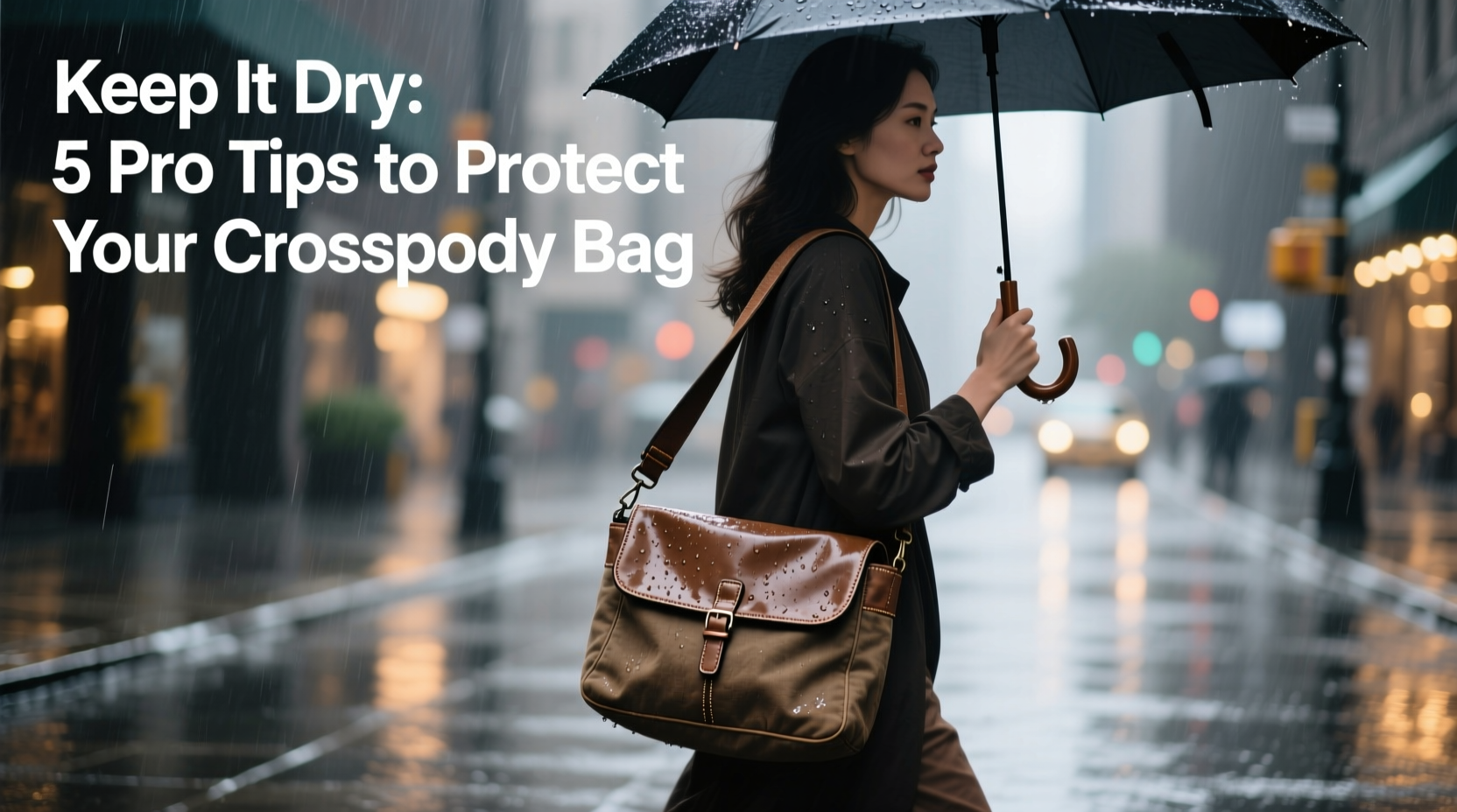 effective tips to shield your crossbody bag from rain damage and keep it looking new