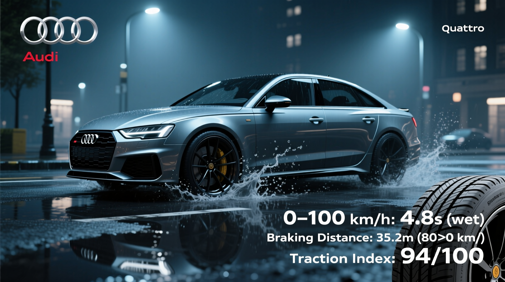 a6 quattro wet traction