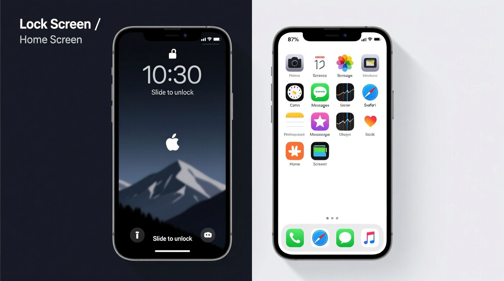 iphone lock screen vs home screen why cant i tell them apart
