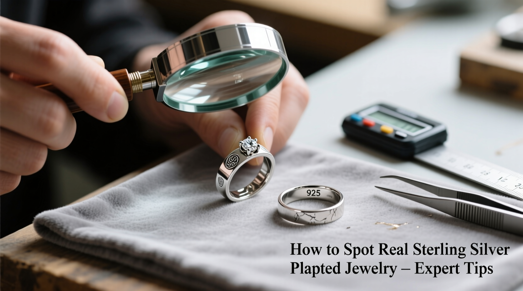 expert tips to identify genuine sterling silver plated jewelry and avoid counterfeits