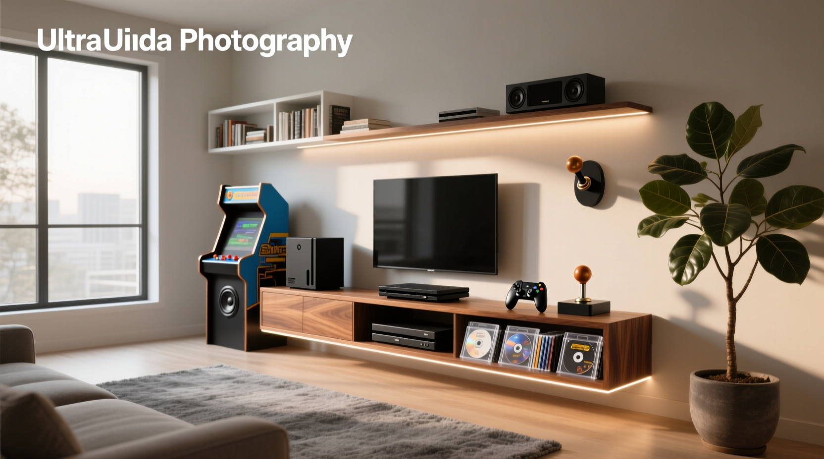 video game console shelf guide fit, safety space saving