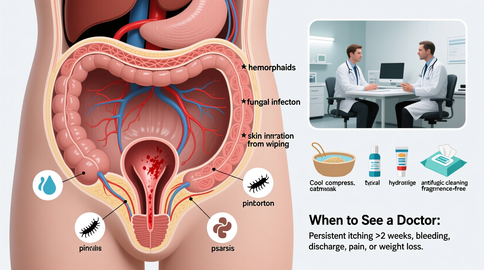 why is my rectum itchy causes relief and when to see a doctor