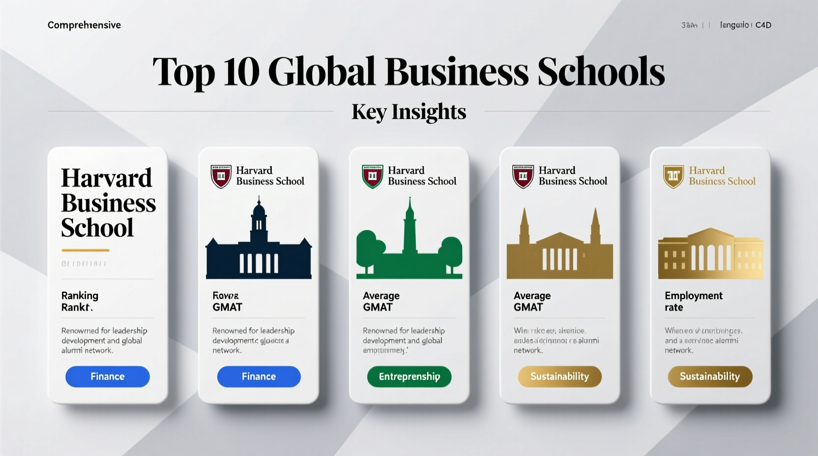 comprehensive guide to the best business schools with key insights