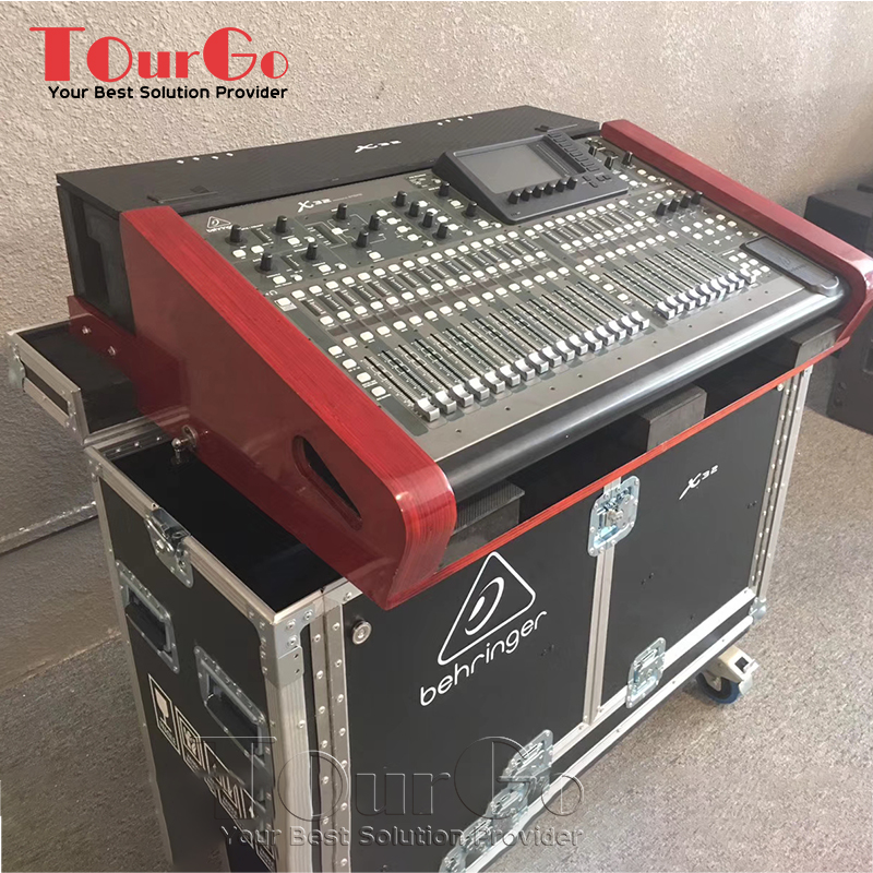 TourGo Flight Road Flip Case for Behringer X32 Mixer Console with Doghouse