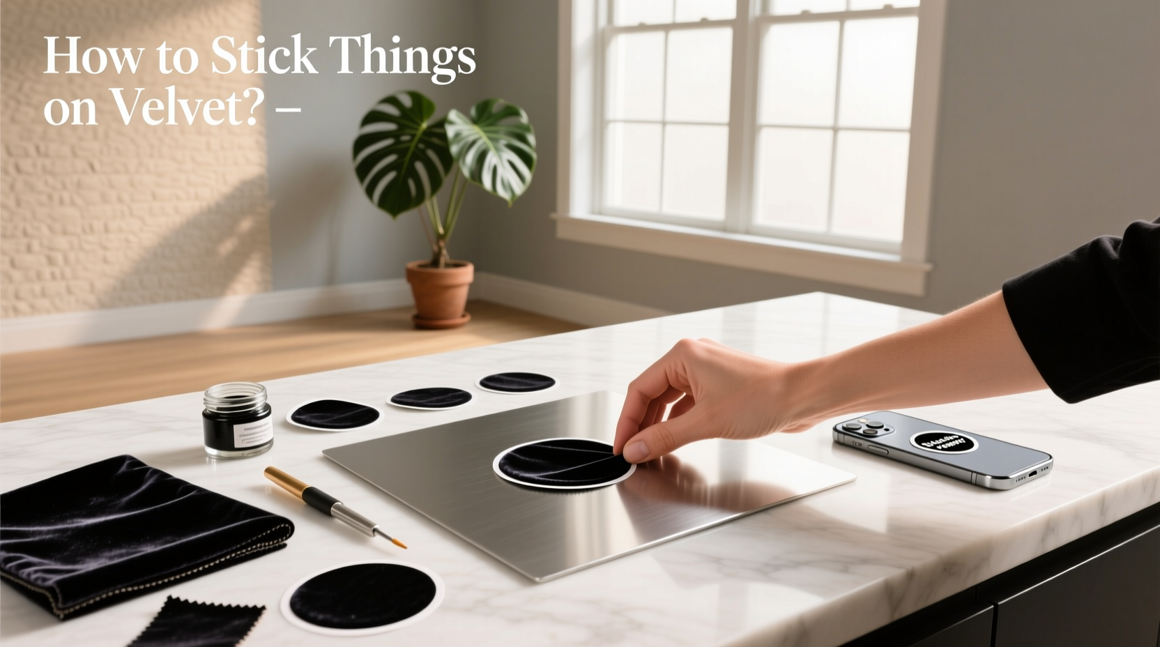 How to choose velvet sticker,How to stick things on velvet?