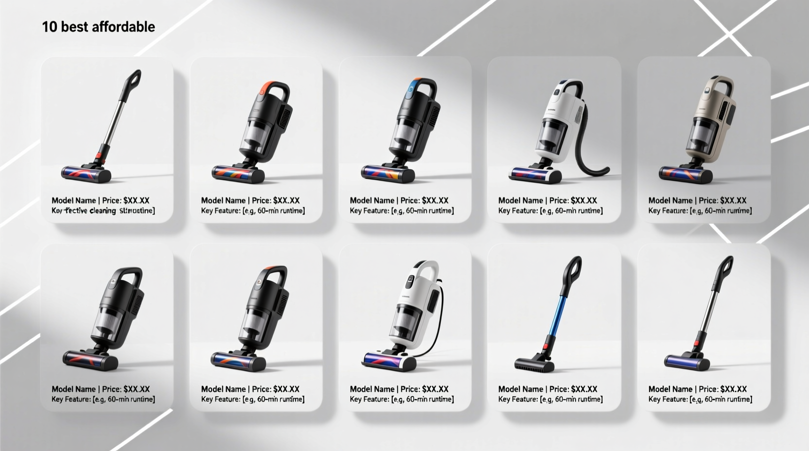 top 10 best affordable vacuum picks for effective cleaning on a budget