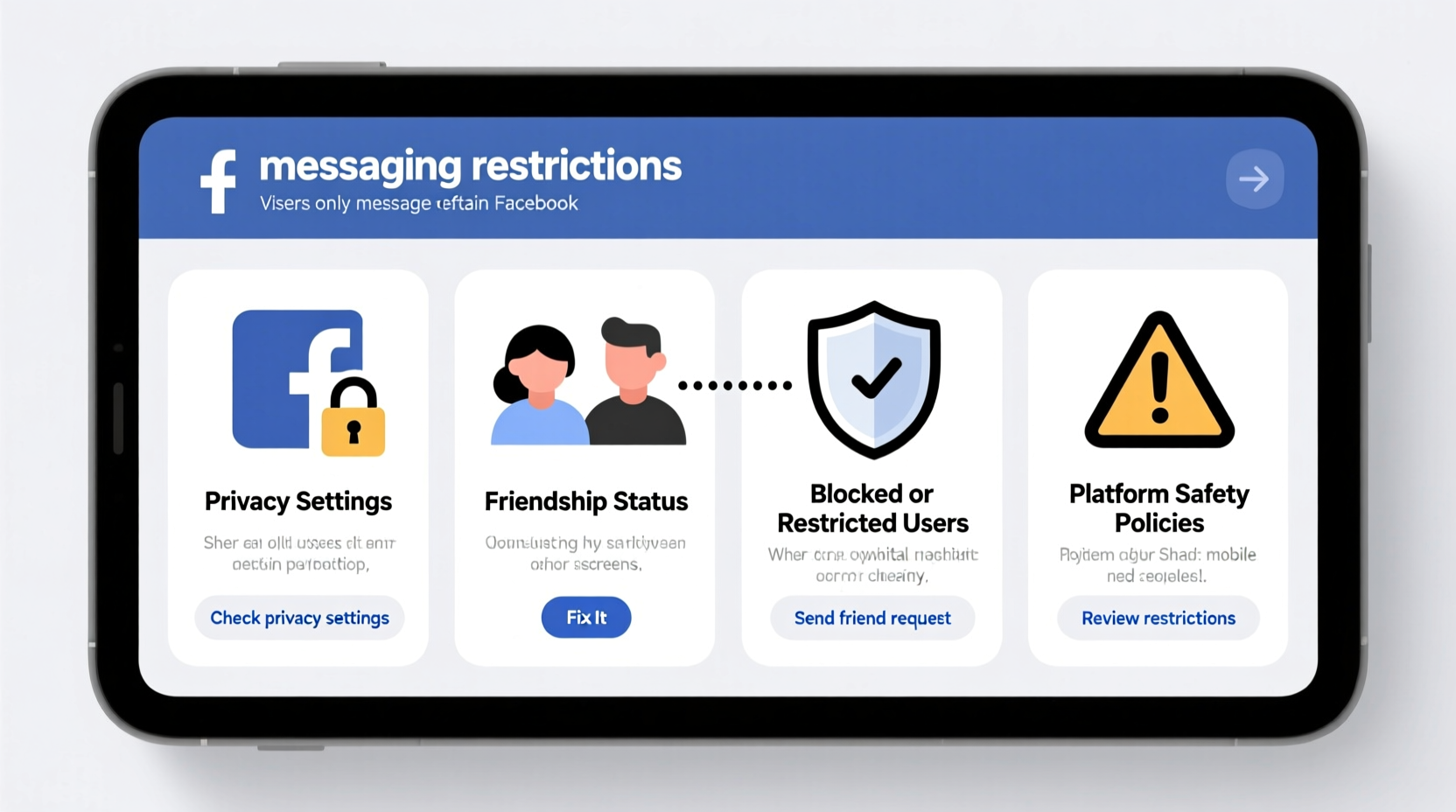 why can i only message some people on facebook reasons fixes