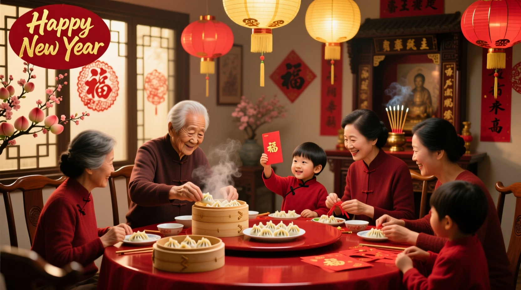 how families celebrate chinese new year