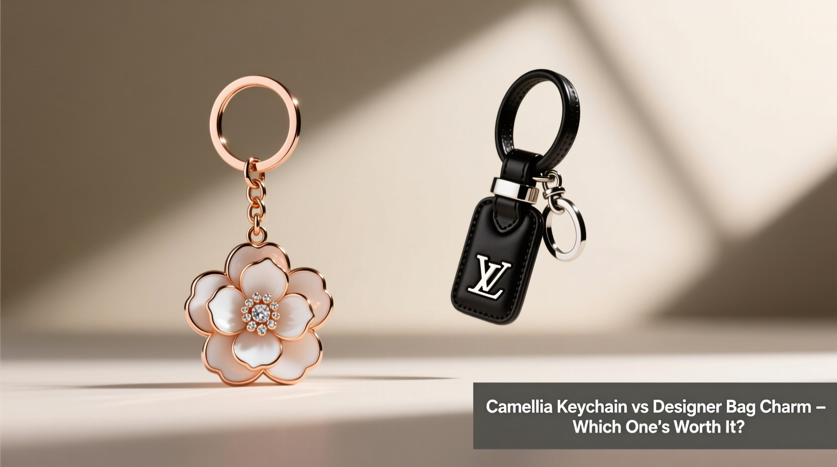 camellia keychain vs designer bag charm which ones actually worth it