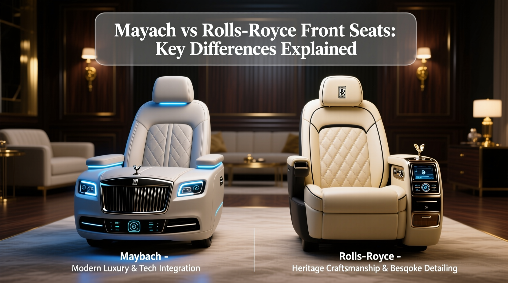 maybach vs rolls royce front seats