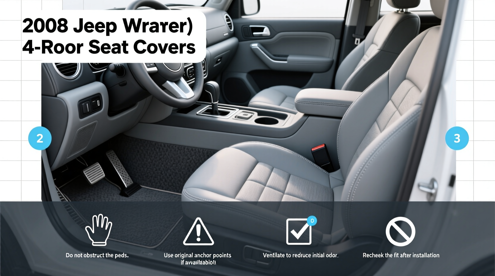 2008 Jeep Wrangler 4 Door Seat Covers Buying Guide