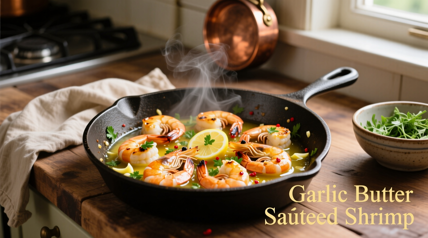 Perfect Garlic Butter Sautéed Shrimp Recipe in 15 Minutes