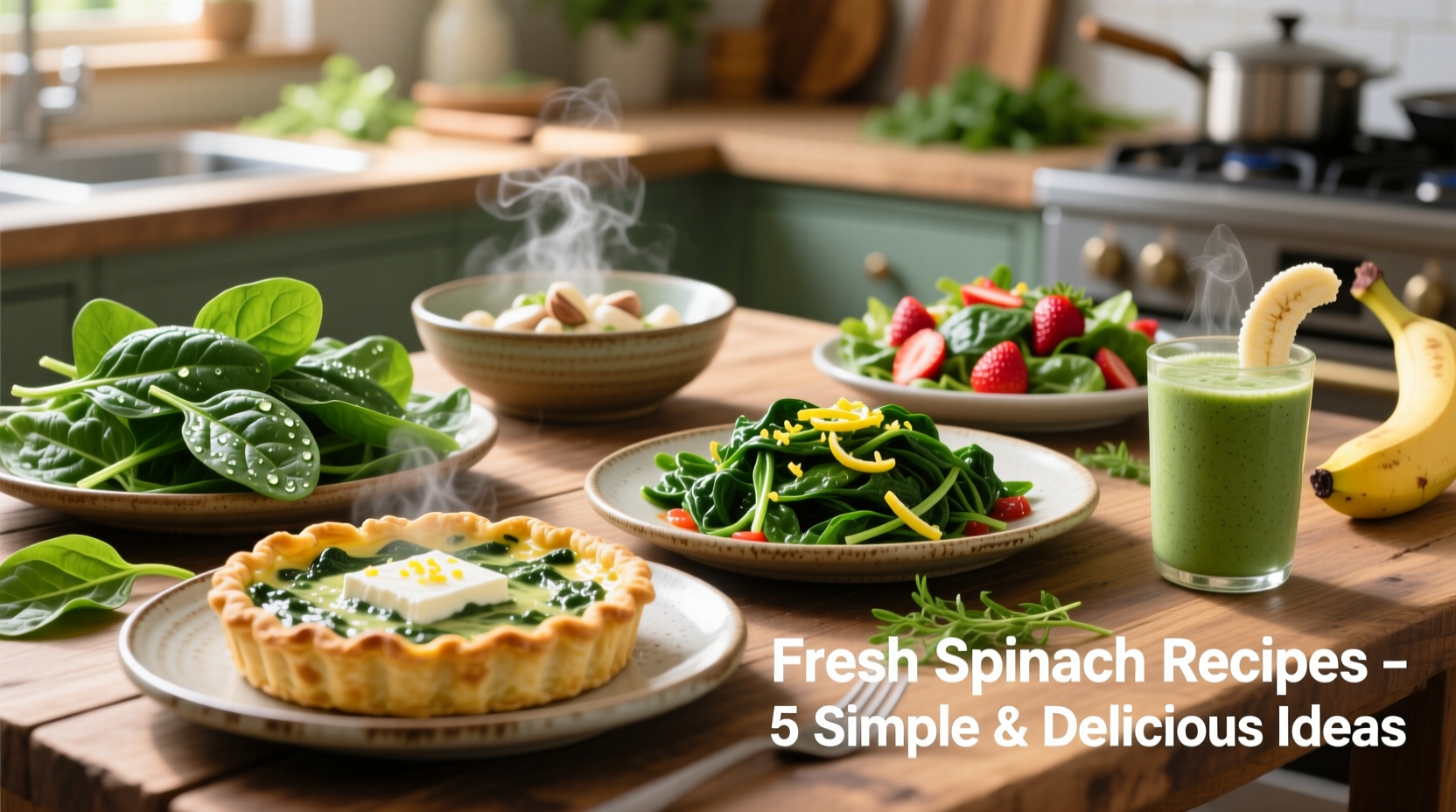 10 Fresh Spinach Recipes Ready in 30 Minutes or Less