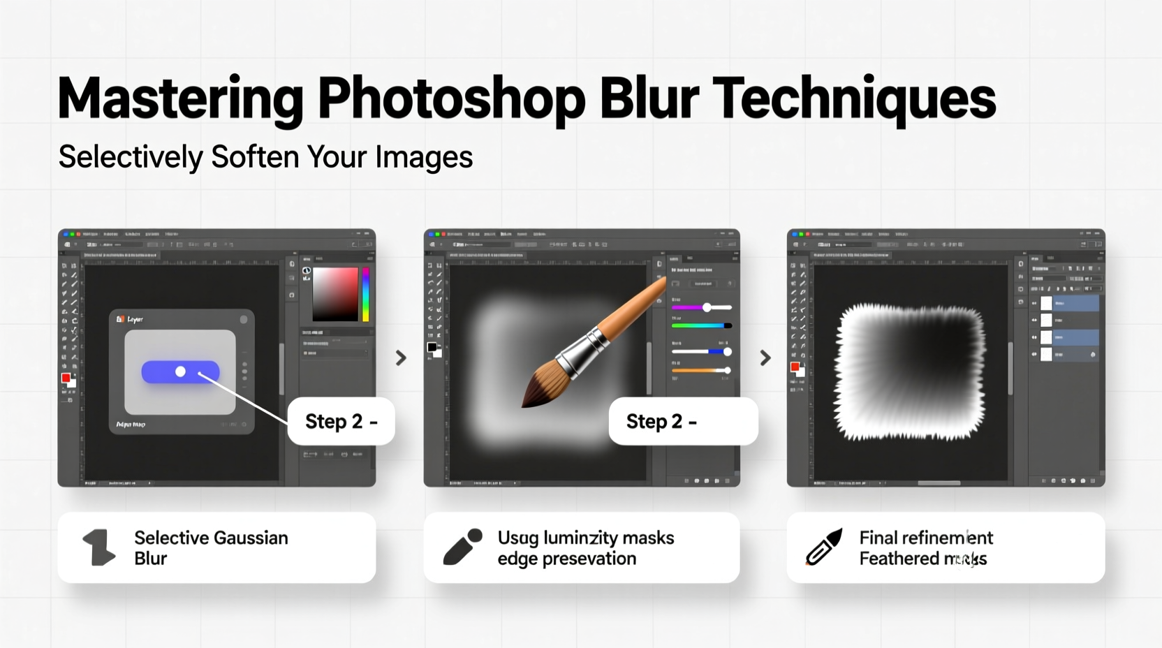 mastering photoshop blur techniques a step by step guide to selectively soften your images