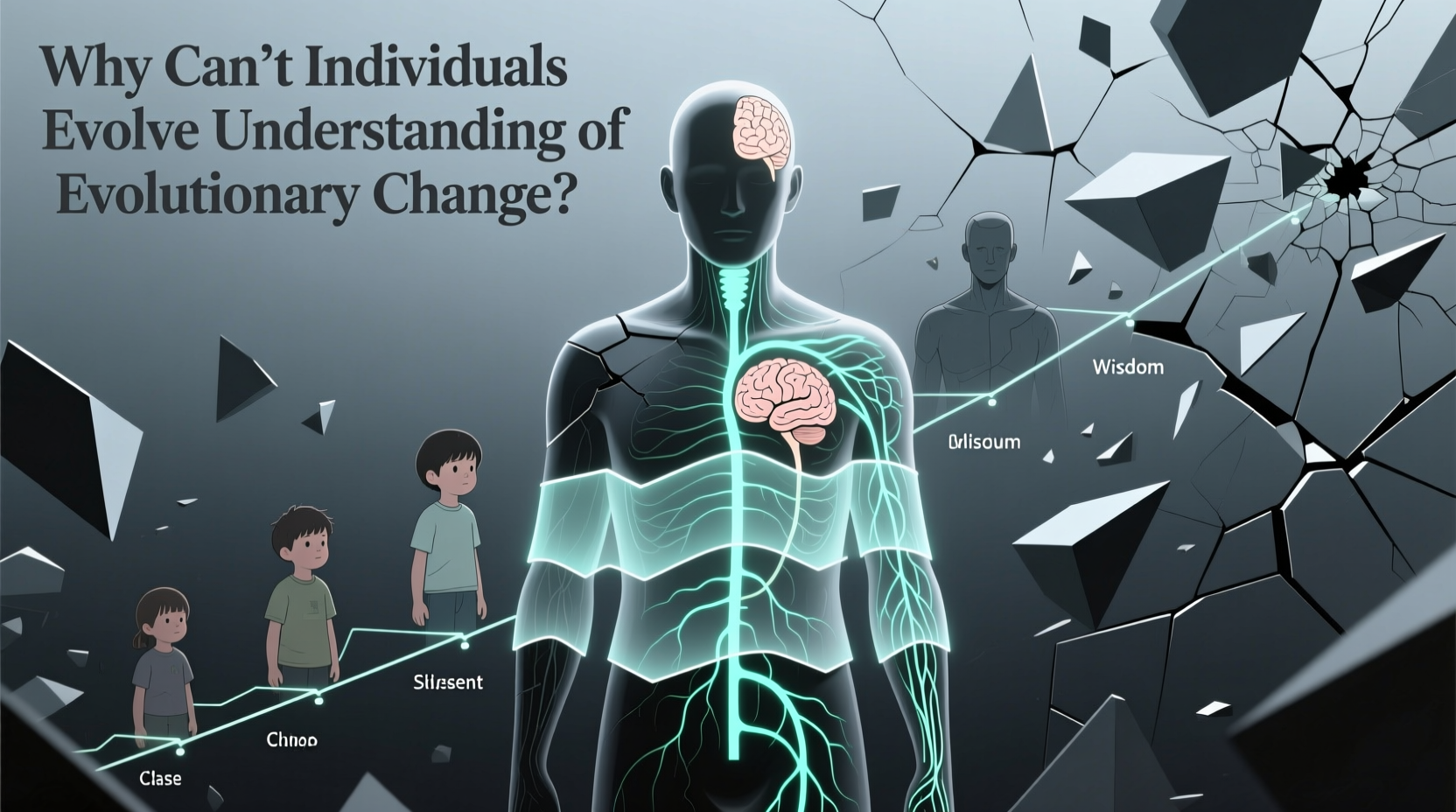 why cant individuals evolve understanding evolutionary change