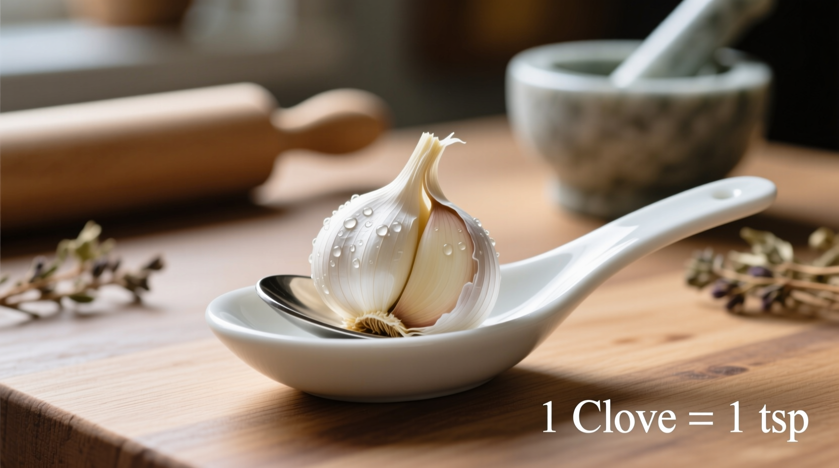 1 Clove Garlic = How Many Teaspoons? Exact Conversion Guide