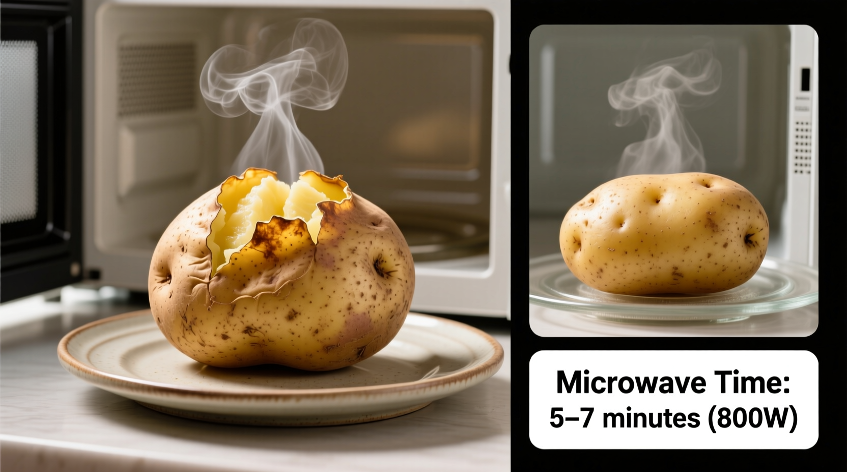 Microwave Potato Cooking Time: Exact Minutes for Perfect Results