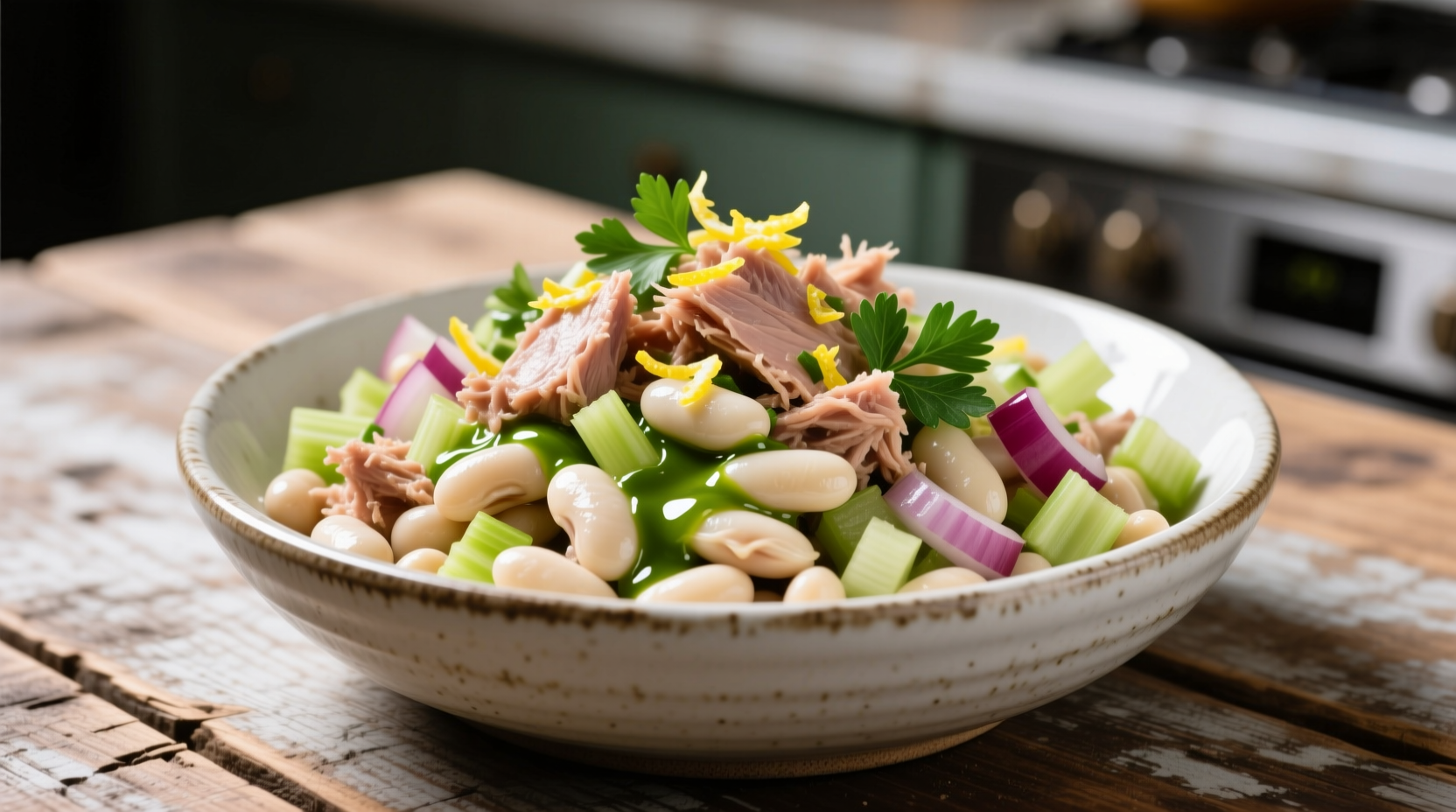 white bean tuna salad