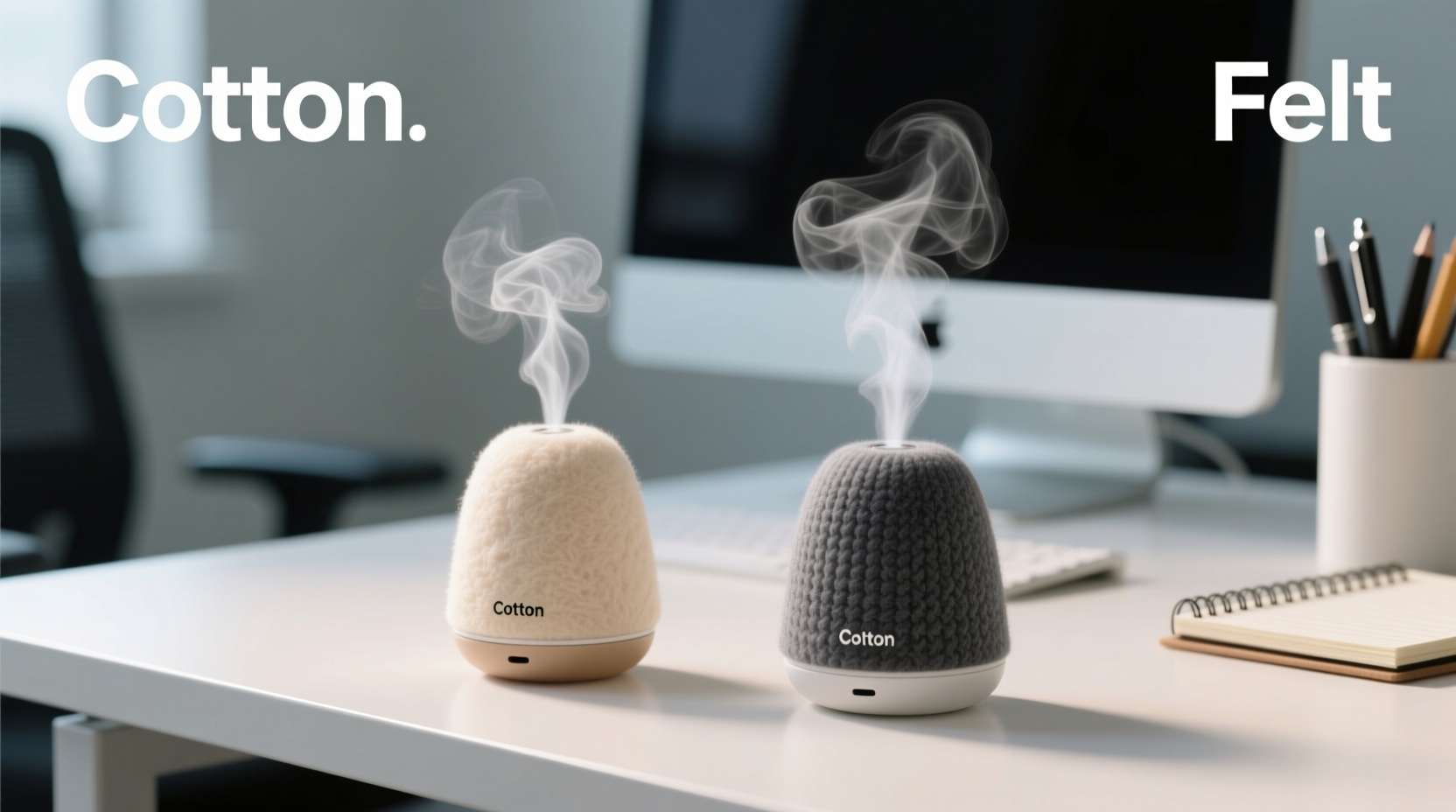 cotton vs felt office air freshener