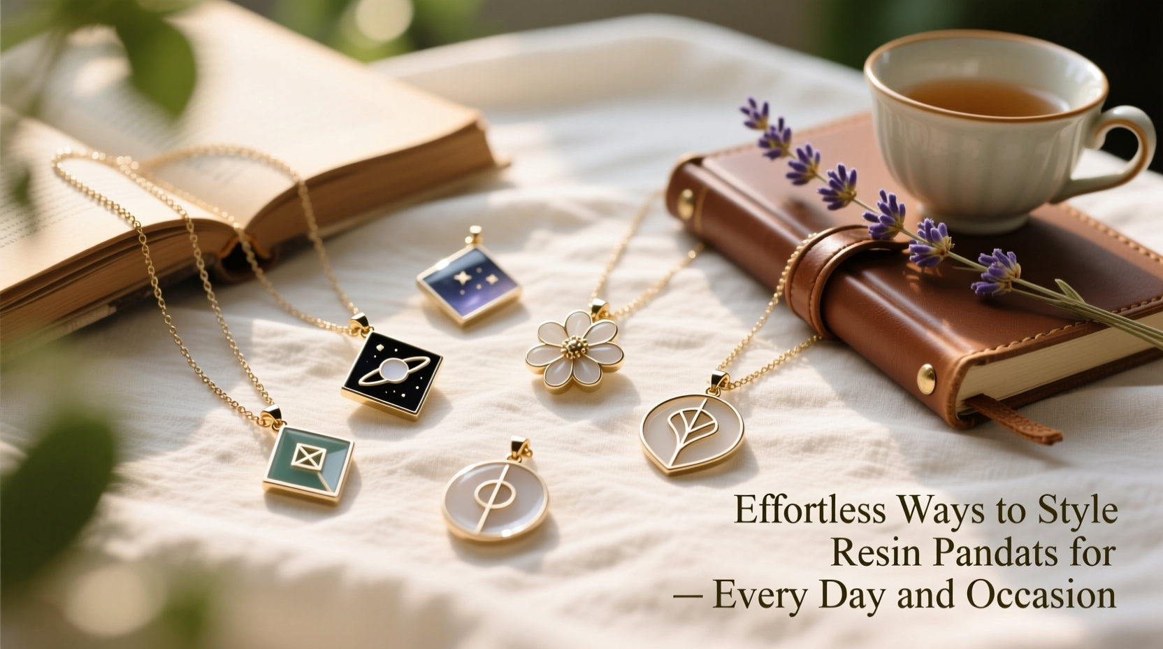 effortless ways to style resin pendants for every day and occasion