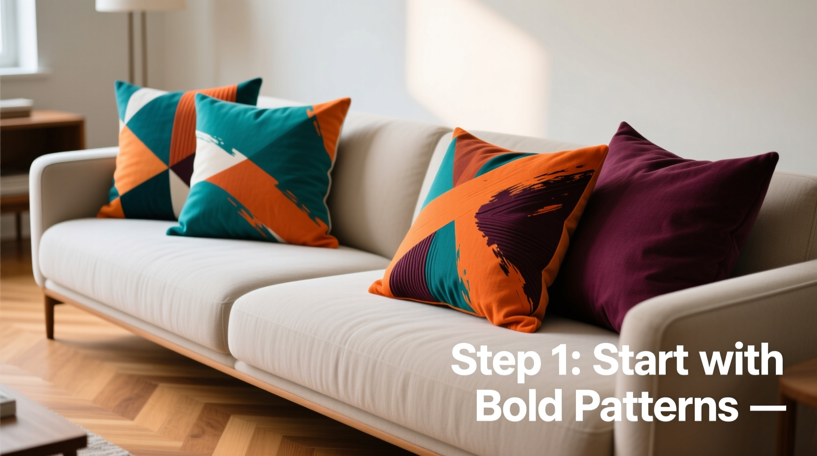 elevate your space a step by step guide to modern decor using abstract pillows
