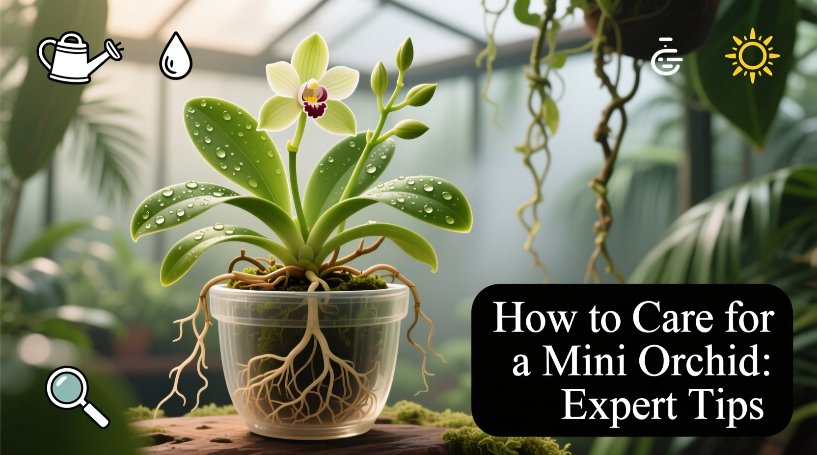 how to care for a mini orchid