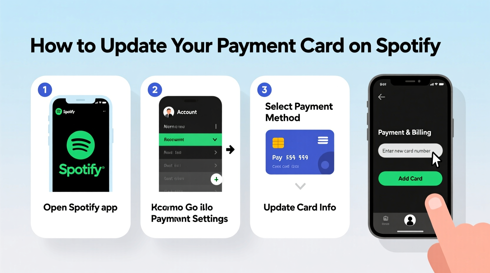 how to update your payment card on spotify a simple step by step guide