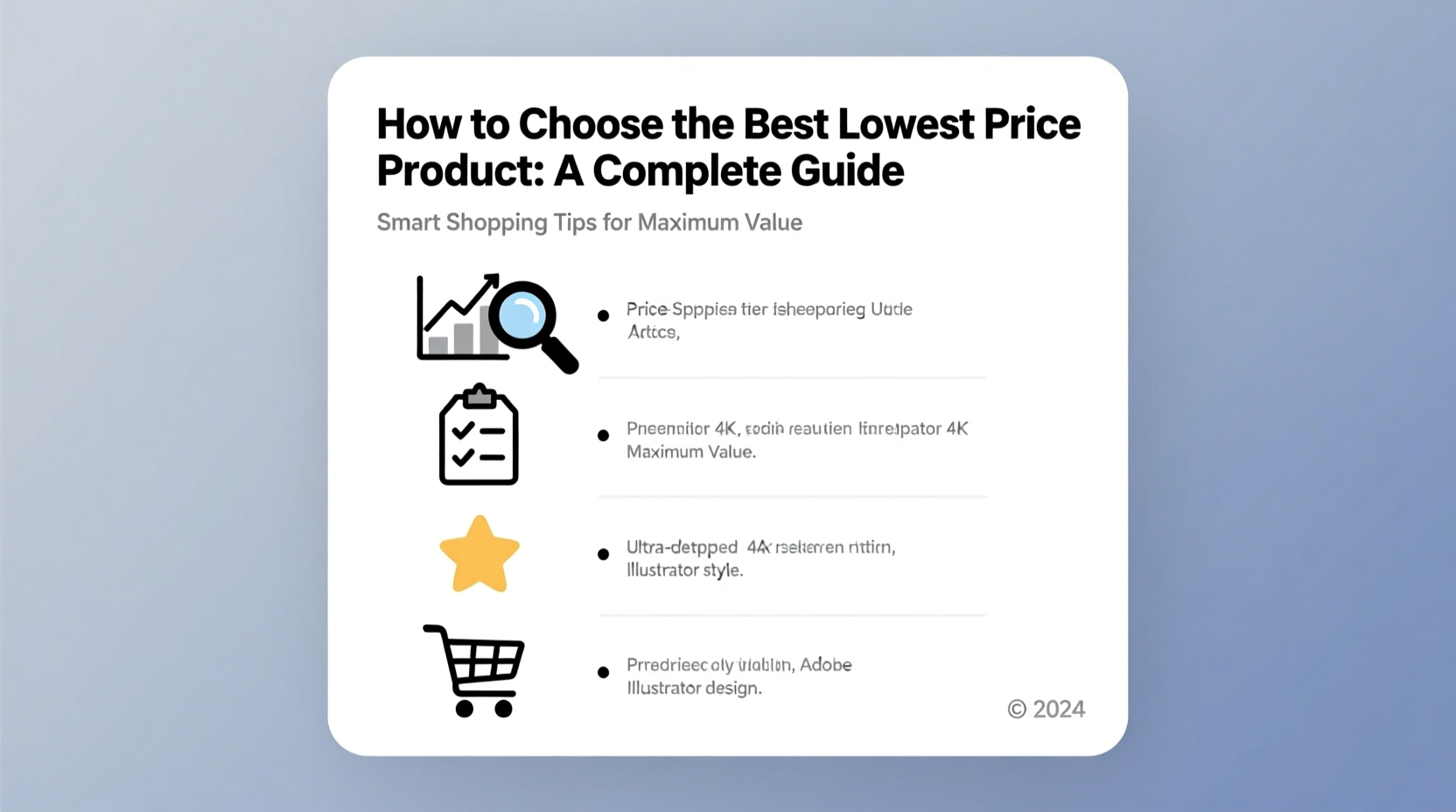 lowest price product