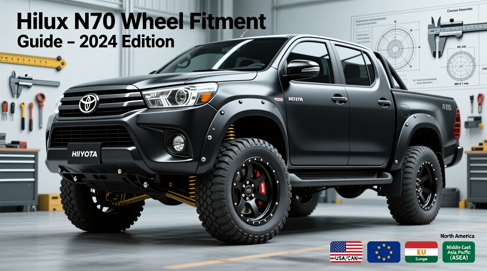 Hilux N70 Aftermarket Wheel Fit: Exact Specs & Regional Guide