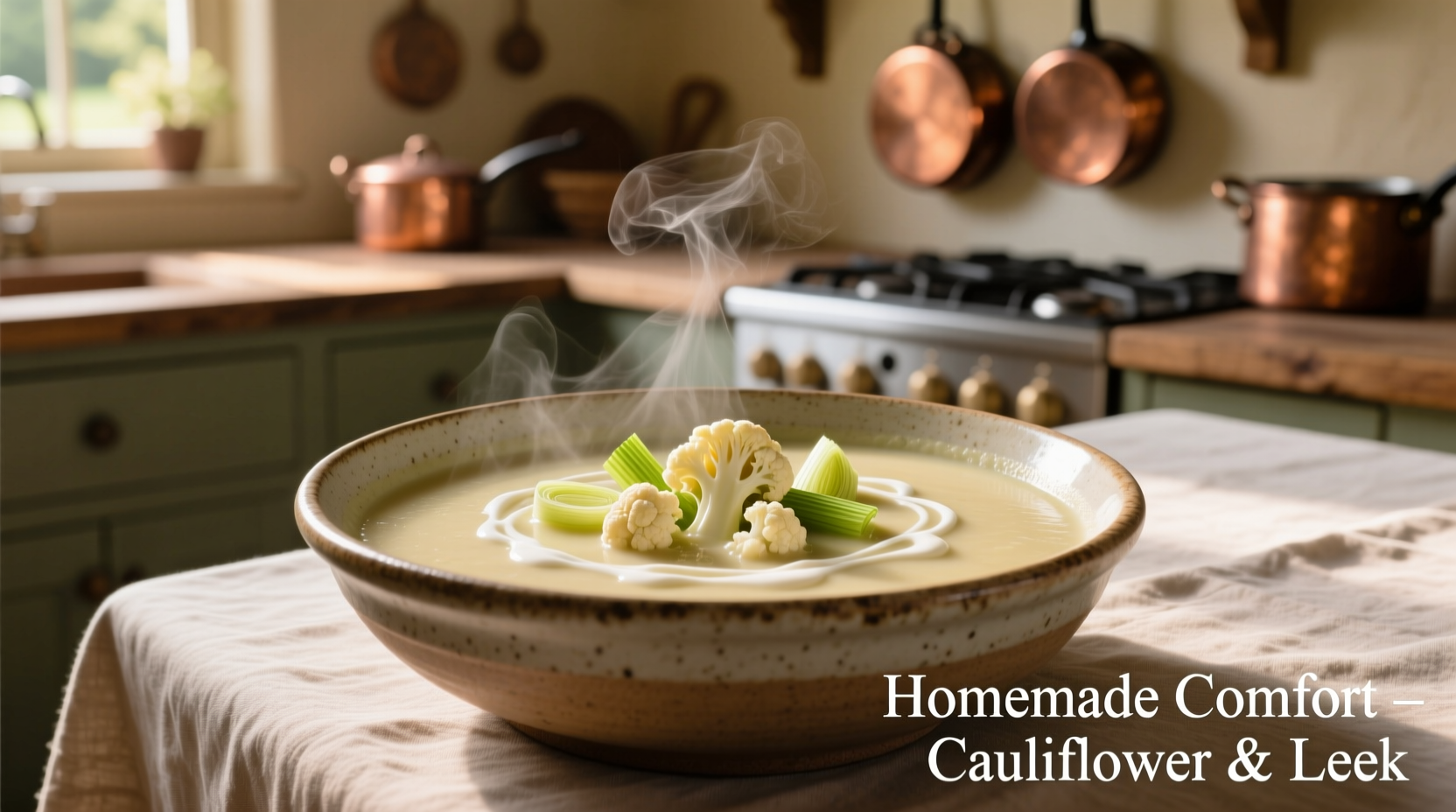 Creamy Cauliflower & Leek Soup Recipe: Healthy, Easy, Delicious