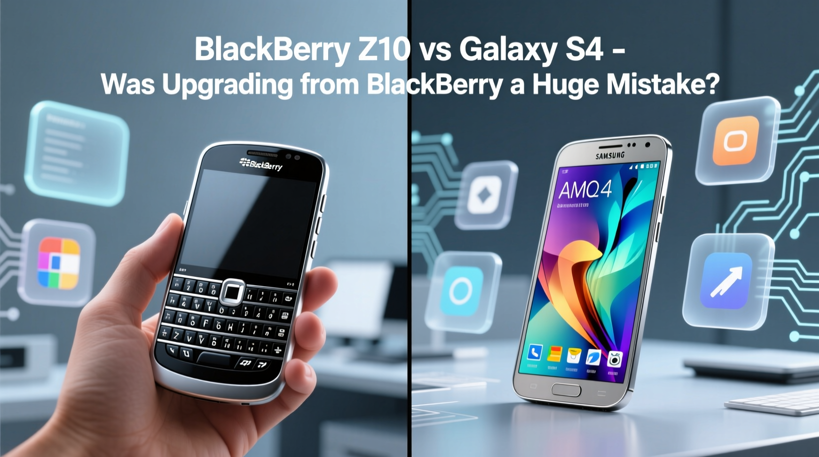 blackberry z10 vs galaxy s4 was upgrading from blackberry a huge mistake