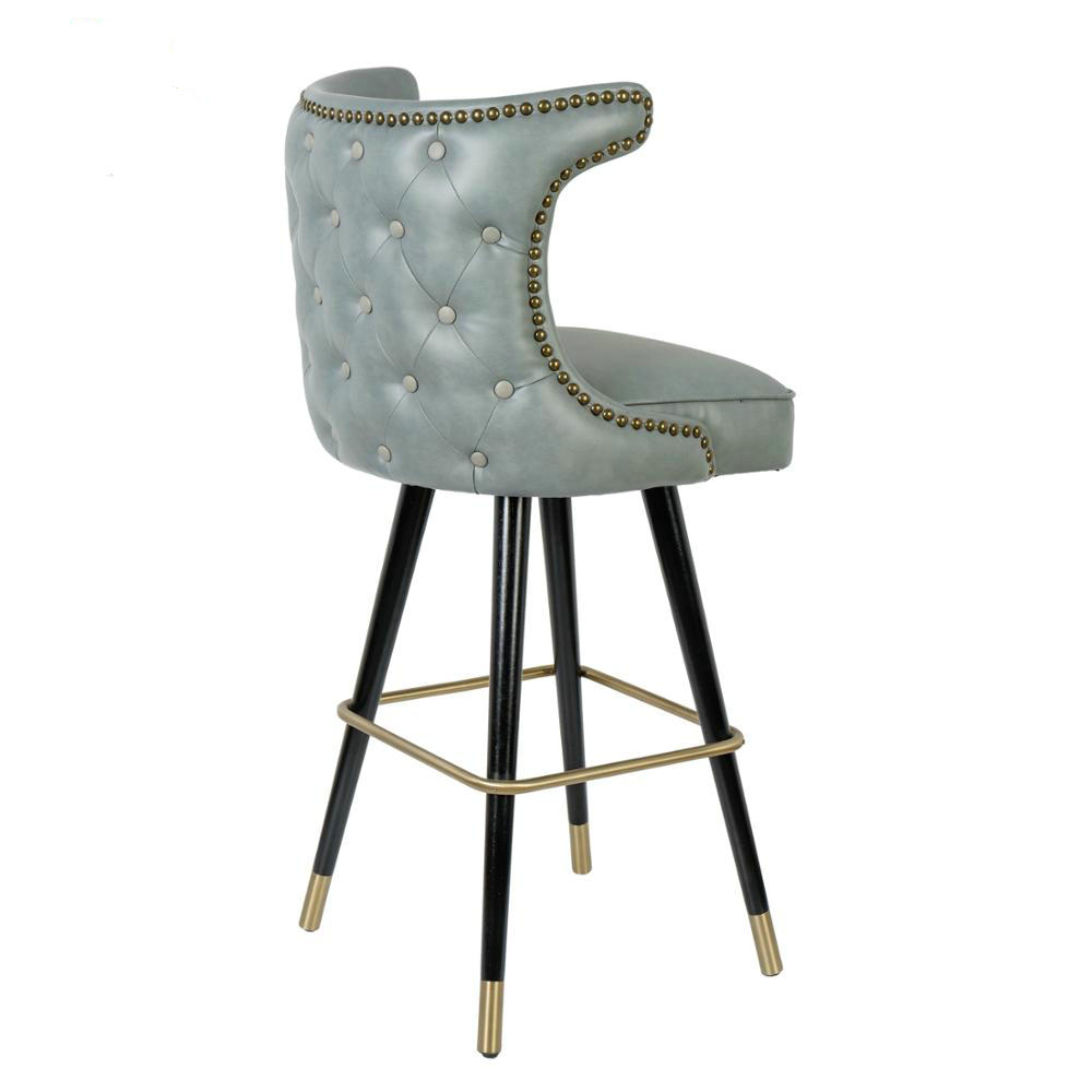 Bar furniture unique leather high counter bar stool