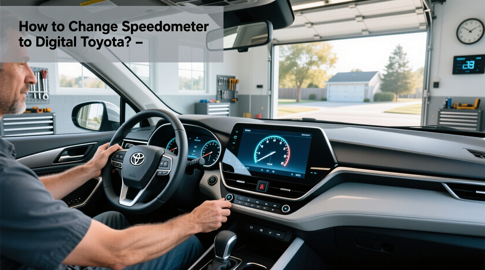 lcd dashboard toyota,How to change speedometer to digital Toyota? buying guide