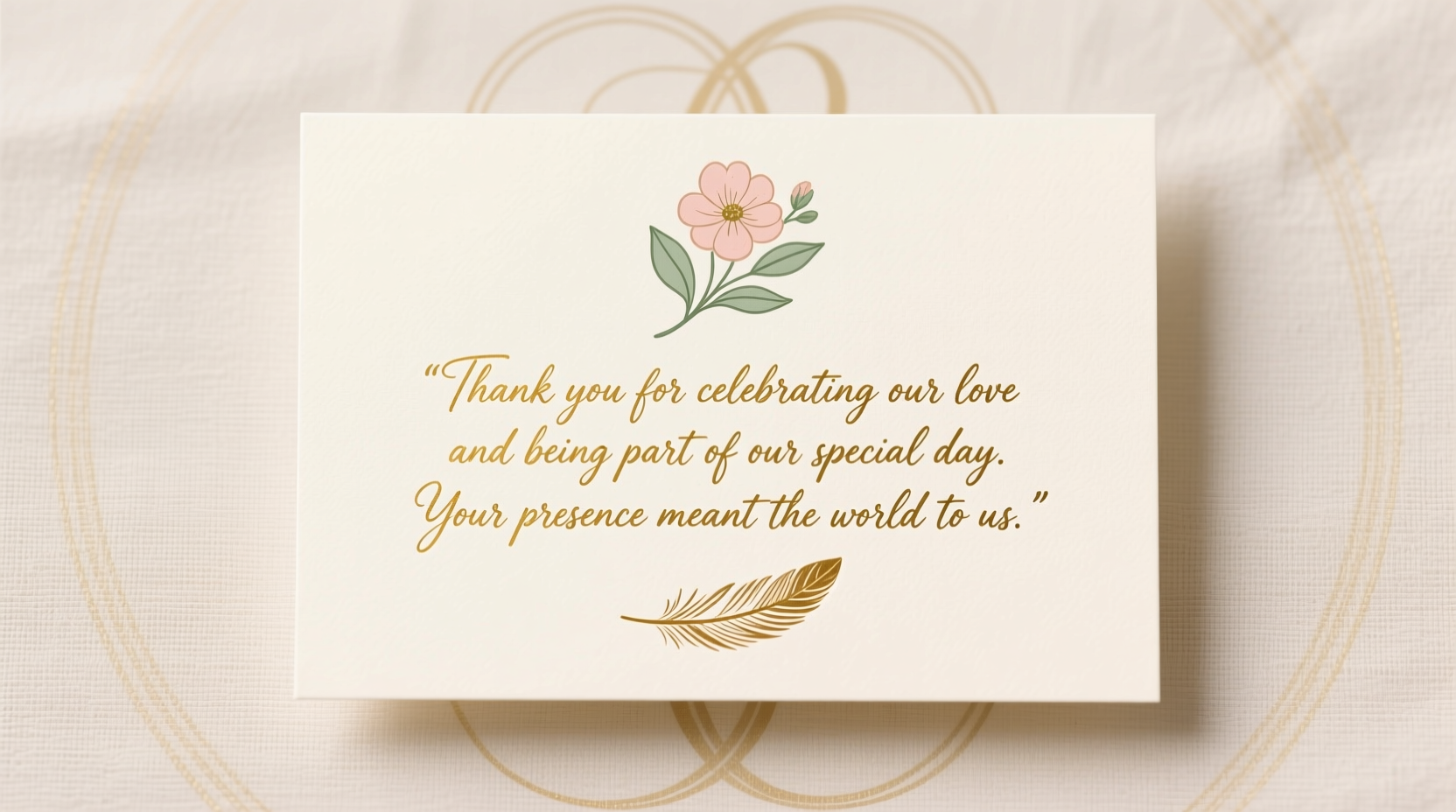 what to write in thank you cards for wedding