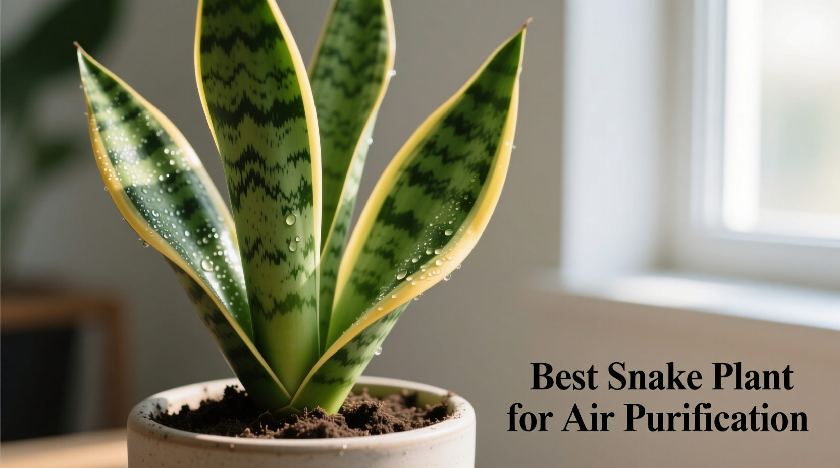 Best Snake Plant for Air Purification