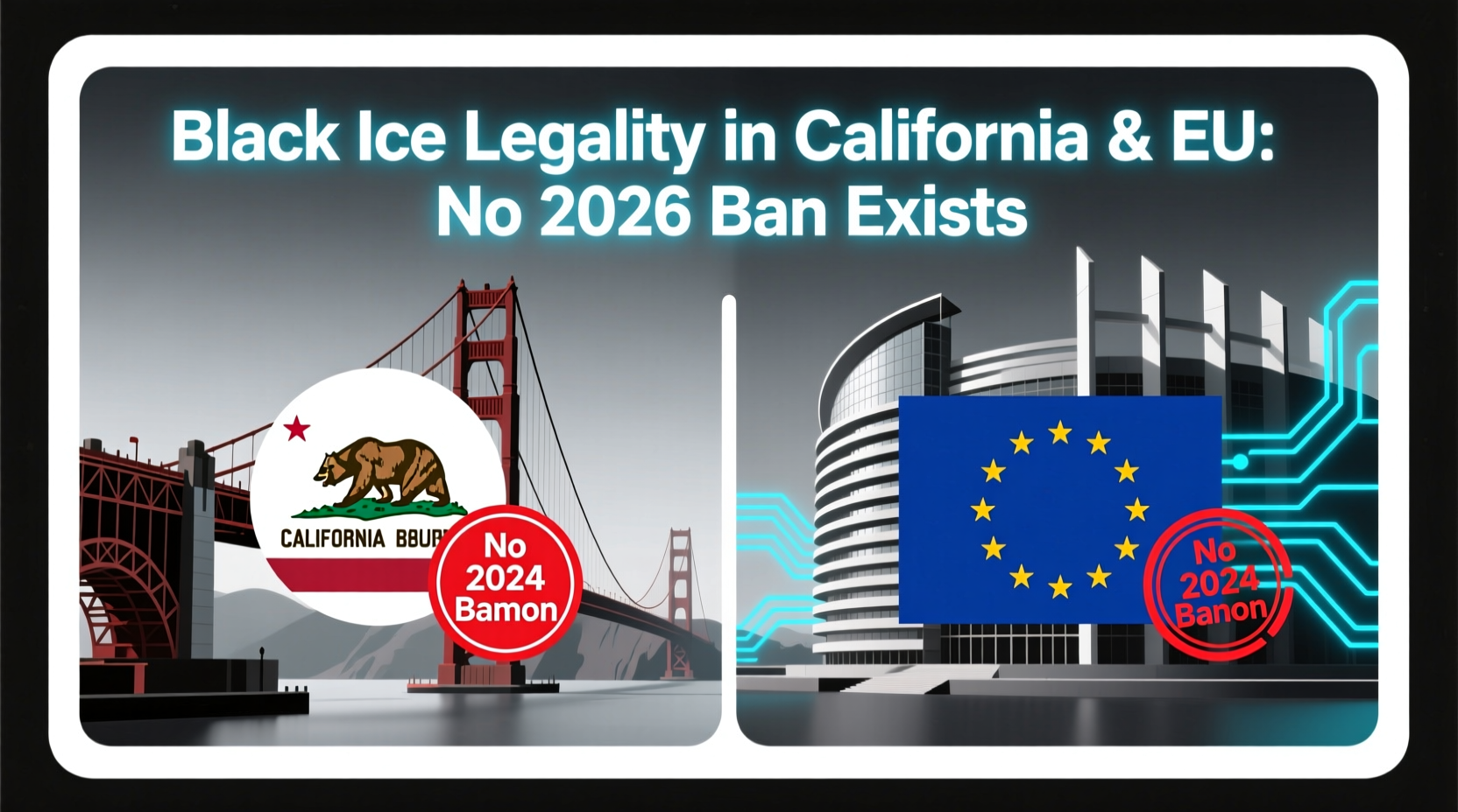 black ice legality california eu 2026