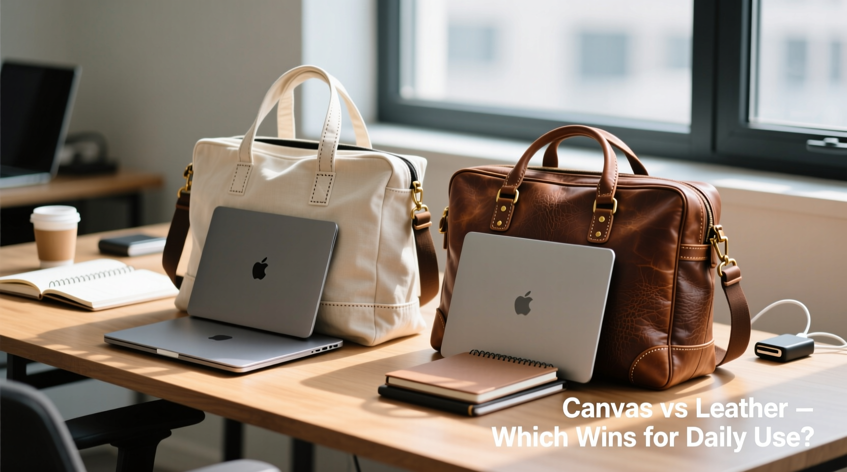 canvas vs leather laptop bag which is actually better for everyday use