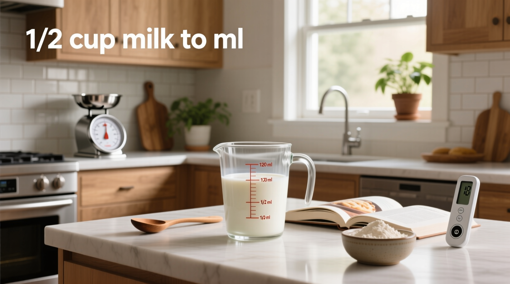 1/2 cup milk to ml conversion guide