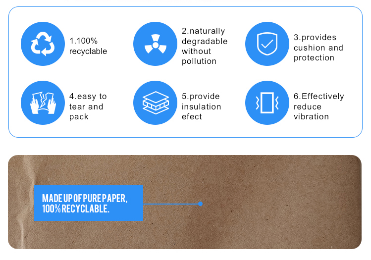 Padded Envelopes, 100% Recycled Biodegradable Kraft Paper Fibers Cushioning Protected Padded Envelopes