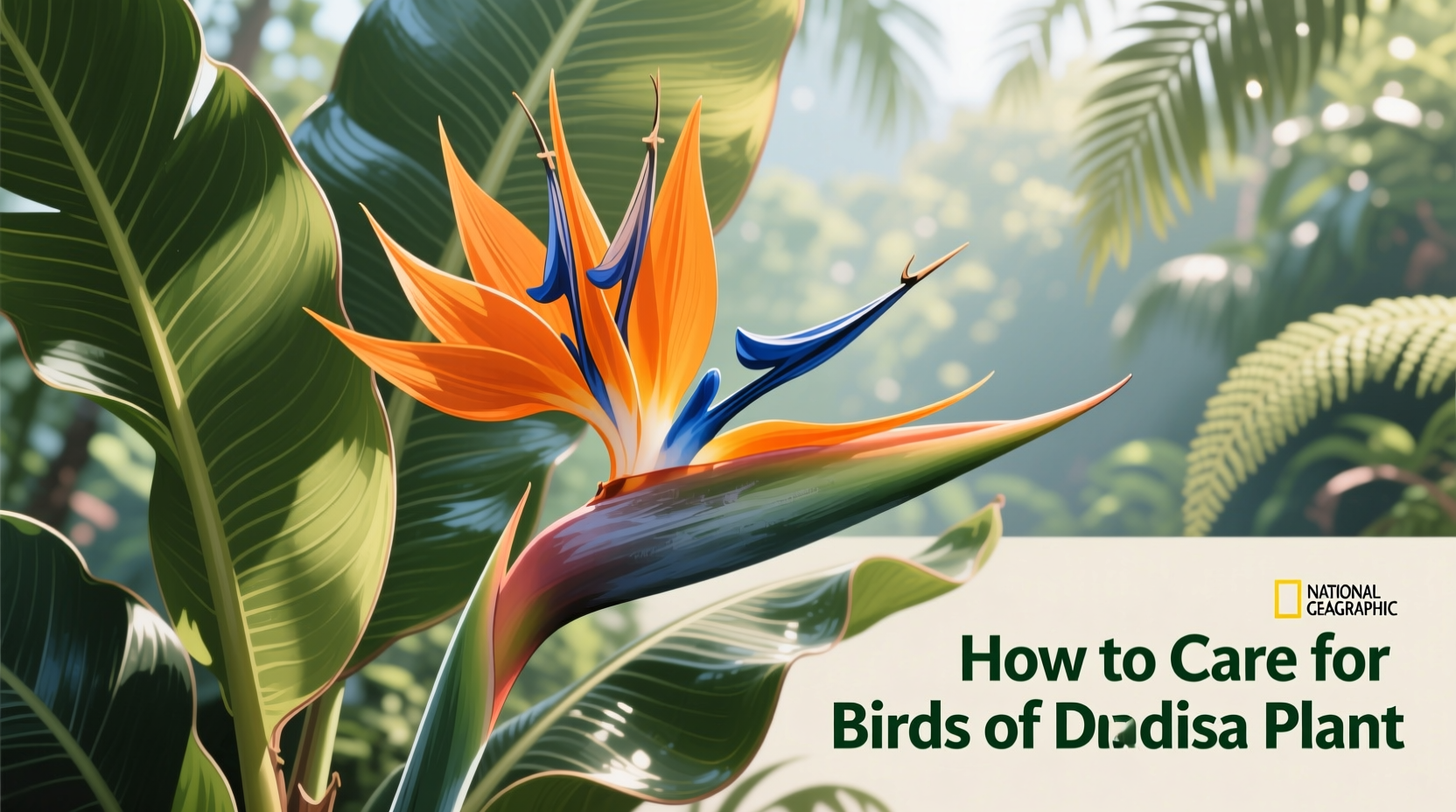 how to care for birds of paradise plant