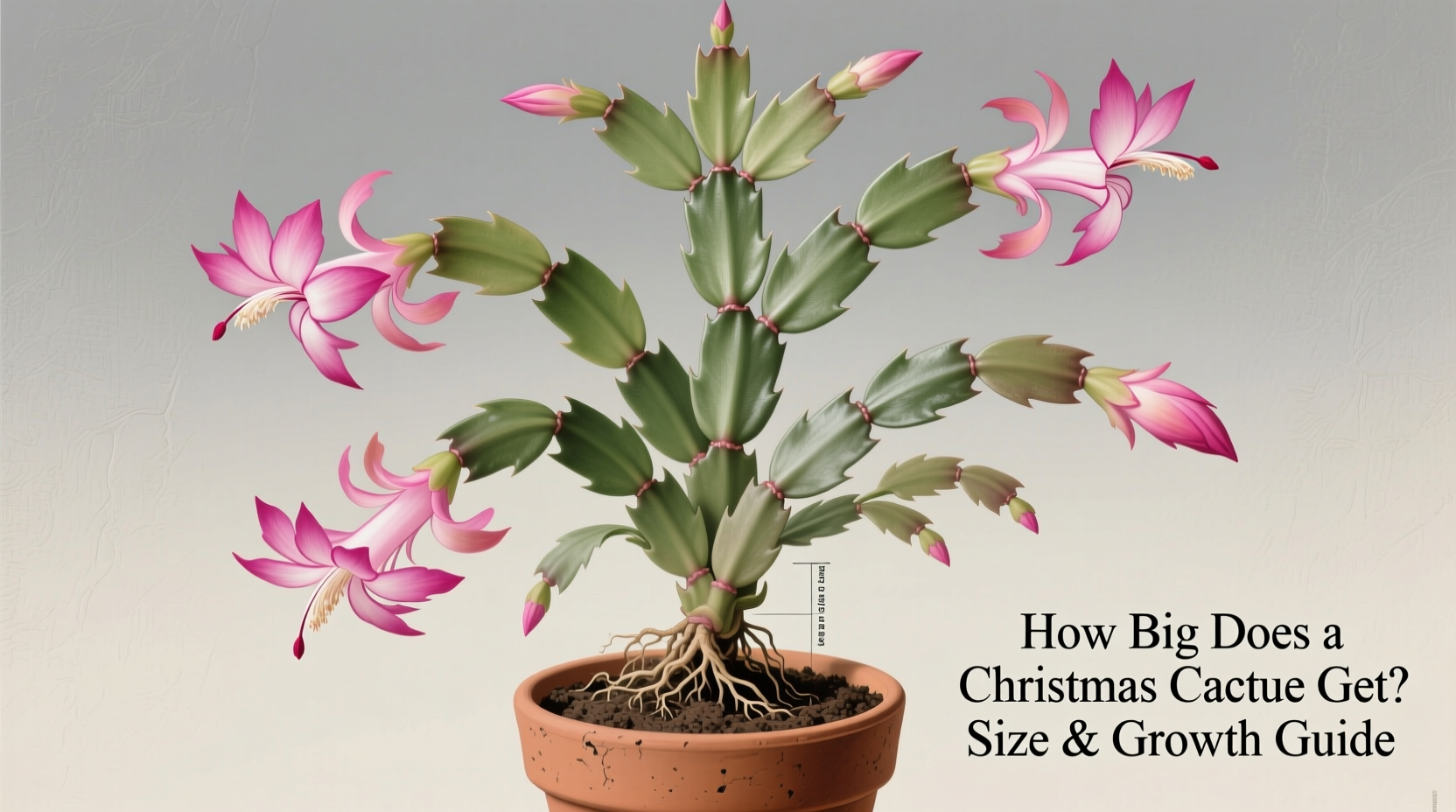 how big does christmas cactus get