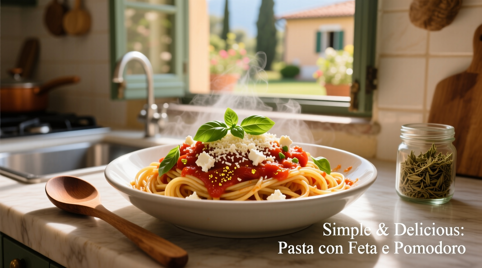 Perfect Pasta Tomato Feta Cheese Recipe in 20 Minutes