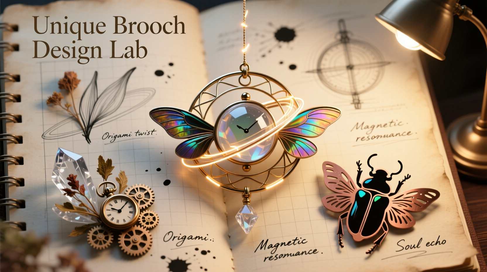 how to discover and create unique brooch designs that stand out