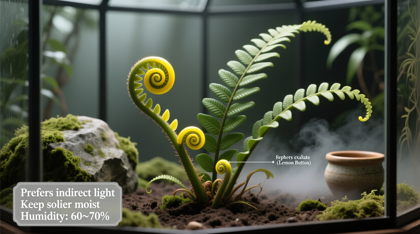 how to care for lemon button fern