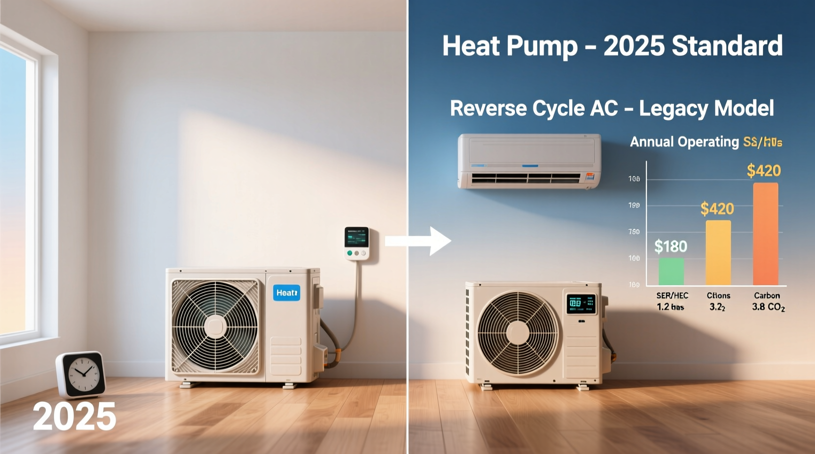 heat pump vs reverse cycle ac is the upgrade worth it in 2025