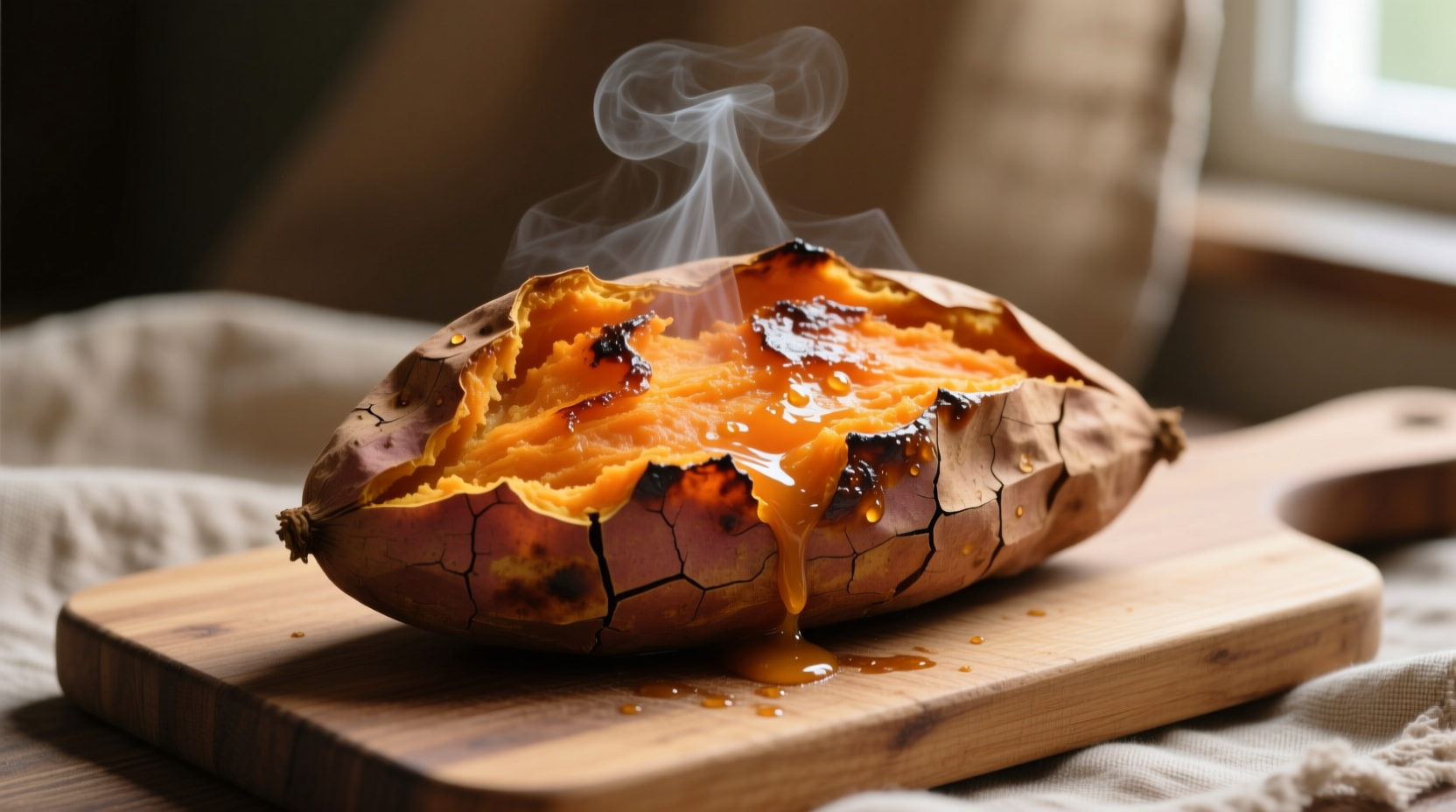 loaded baked sweet potatoes