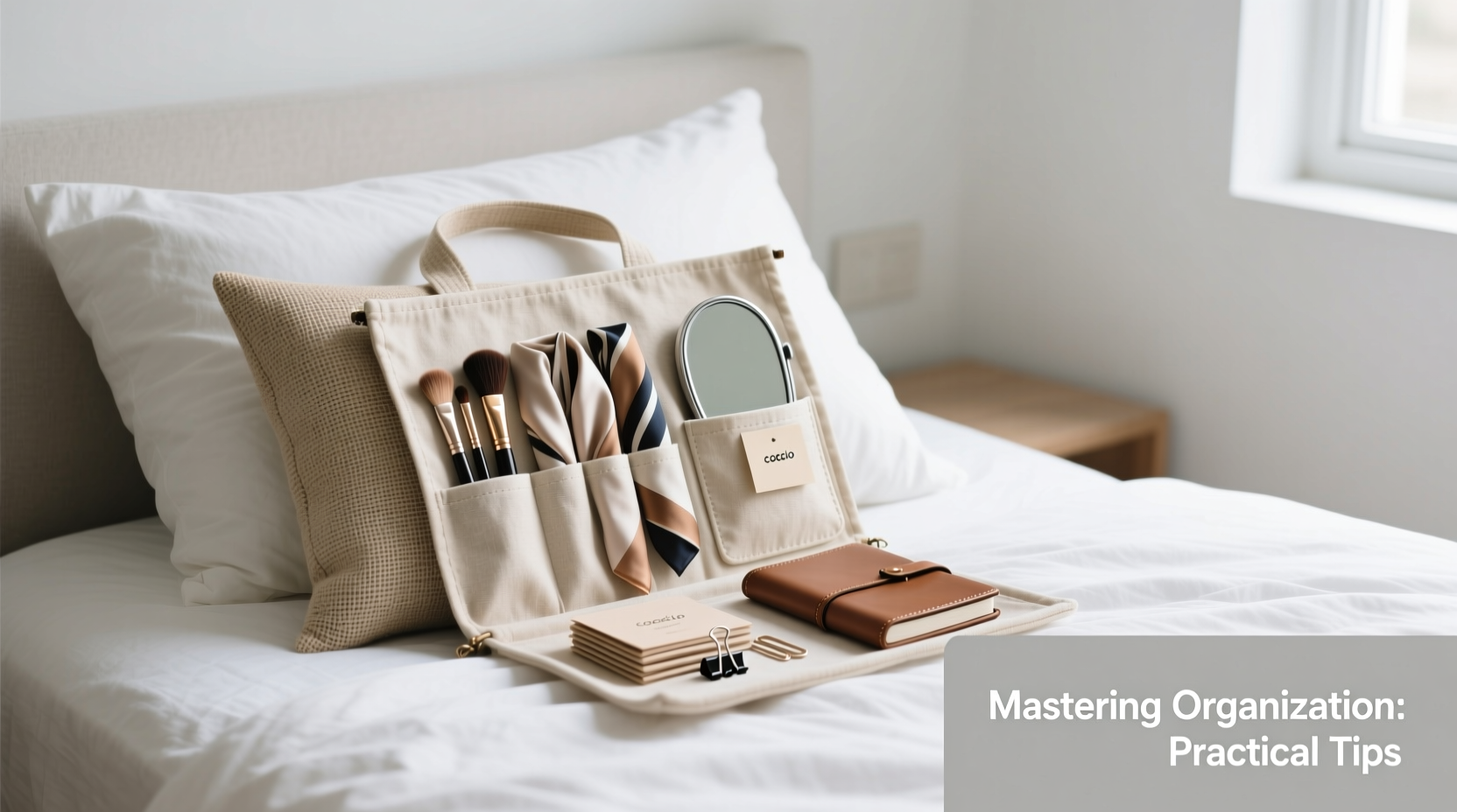 mastering organization practical tips for storing your essentials in a coccio pillow bag