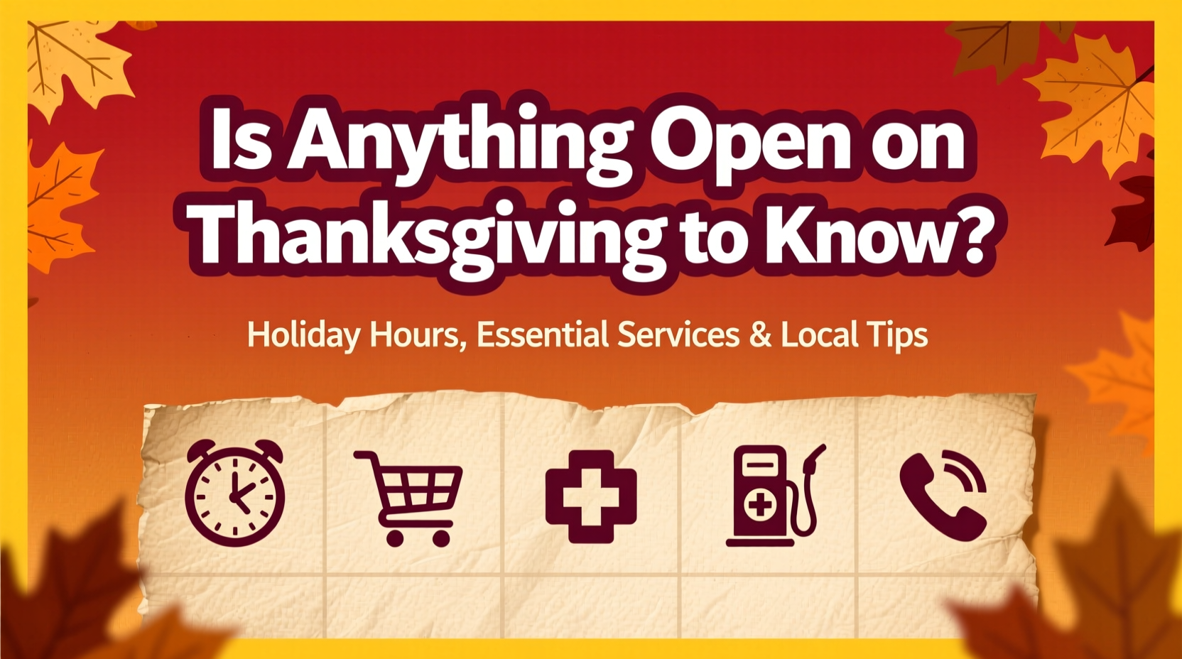 is there anything open on thanksgiving