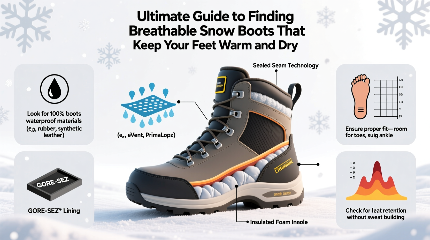 ultimate guide to finding breathable snow boots that keep your feet warm and dry