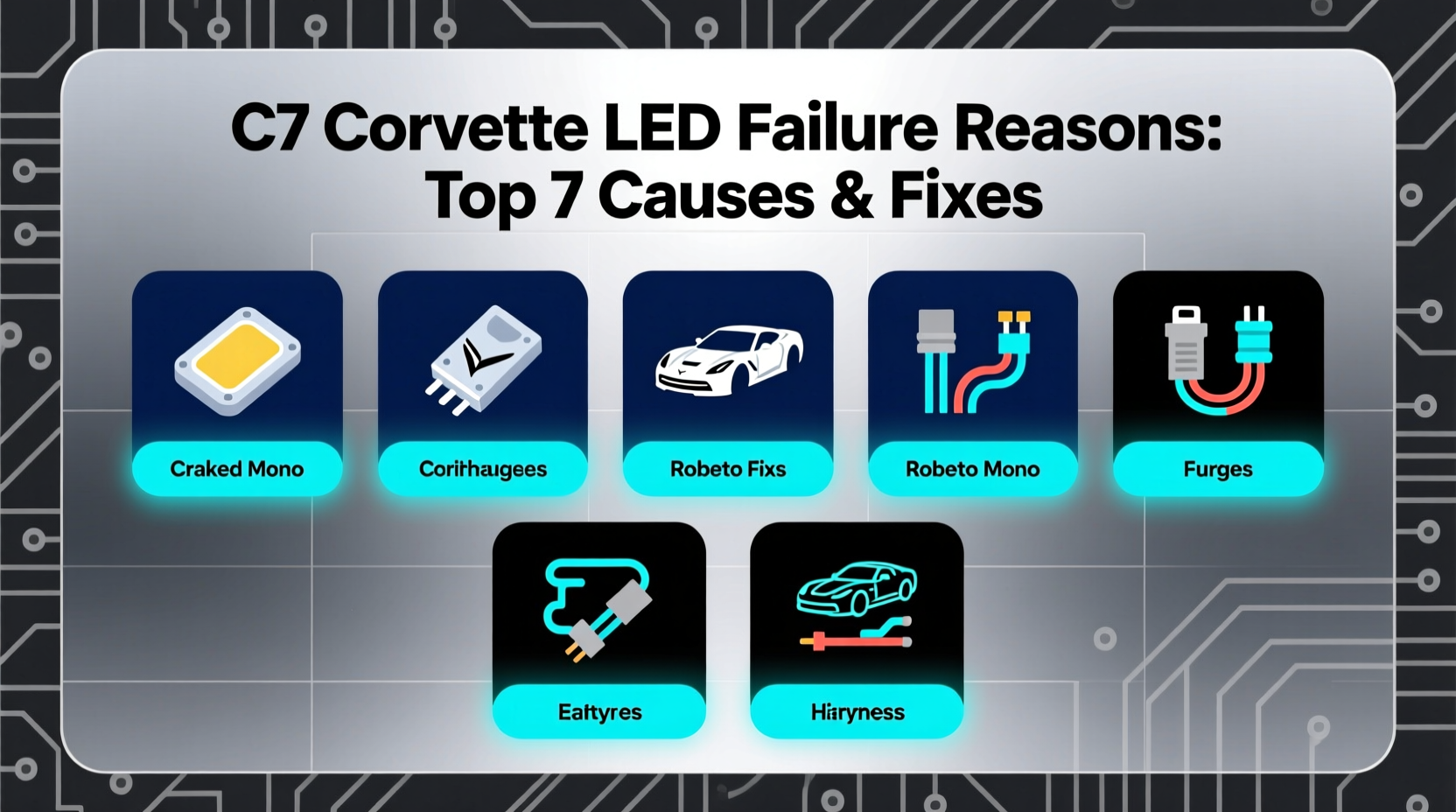 c7 corvette led failure reasons